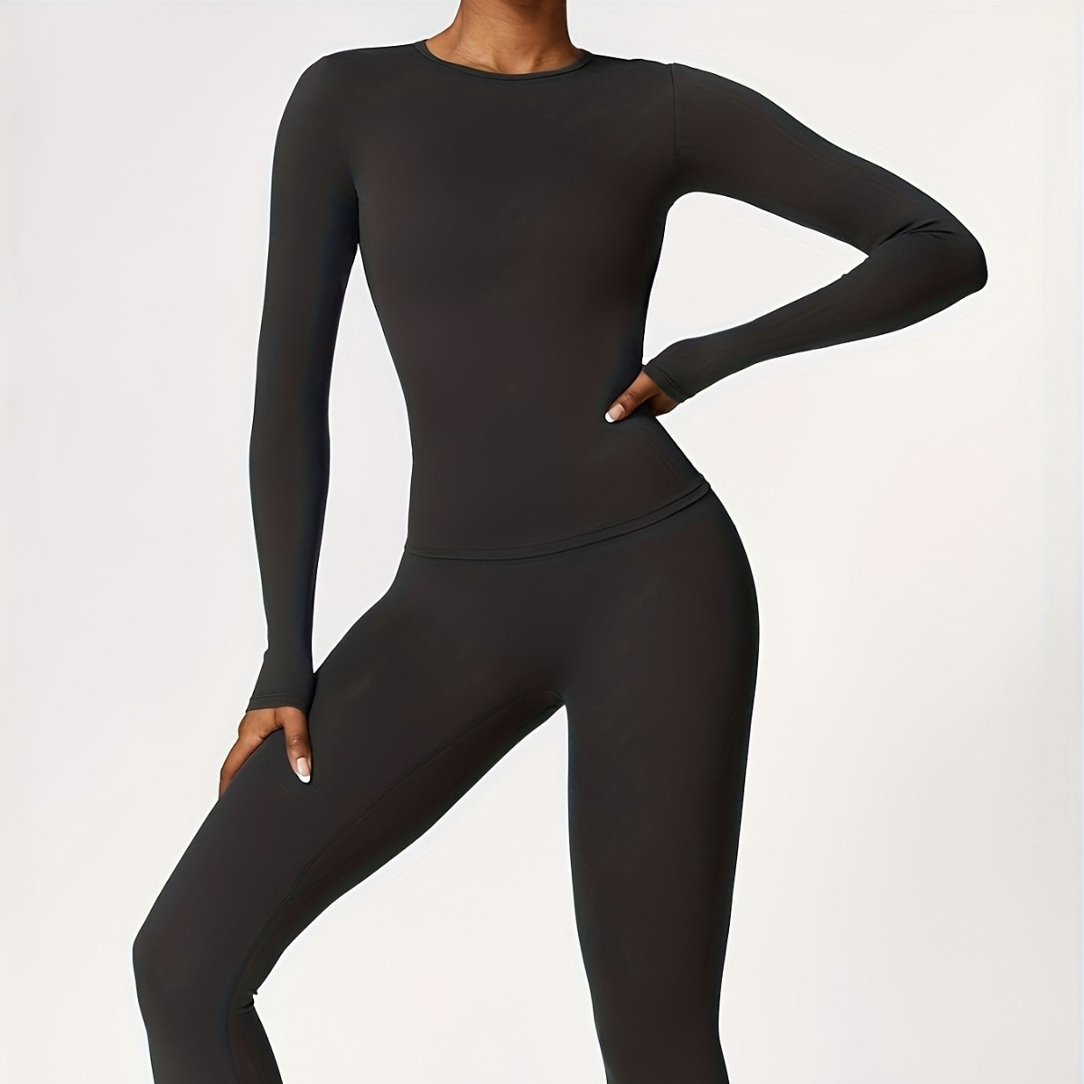 Pilates & Yoga Tina Fehrenbach - Tight-fitting yoga suit slim long-sleeved outdoor