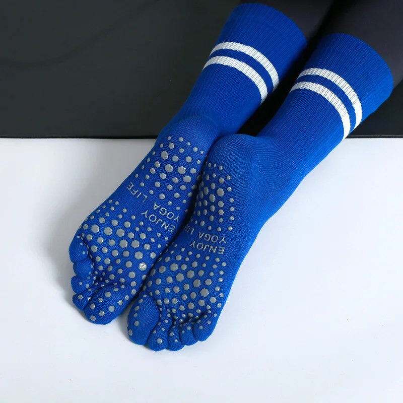 Pilates Yoga Fitness - Women Breathable Yoga Socks Mid-tube Non-slip
