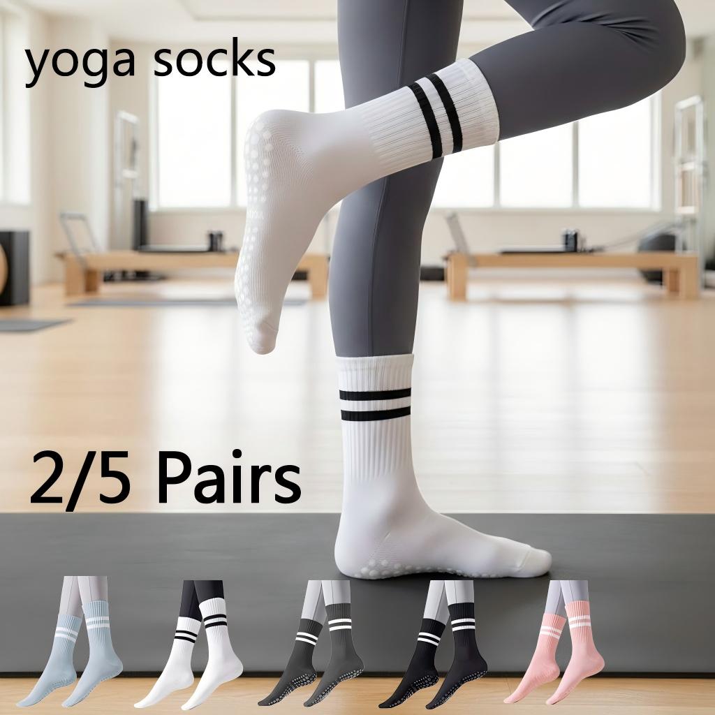 Women Non Slip Yoga Socks, Gri - огляд і ціна Pilates Yoga Fitness