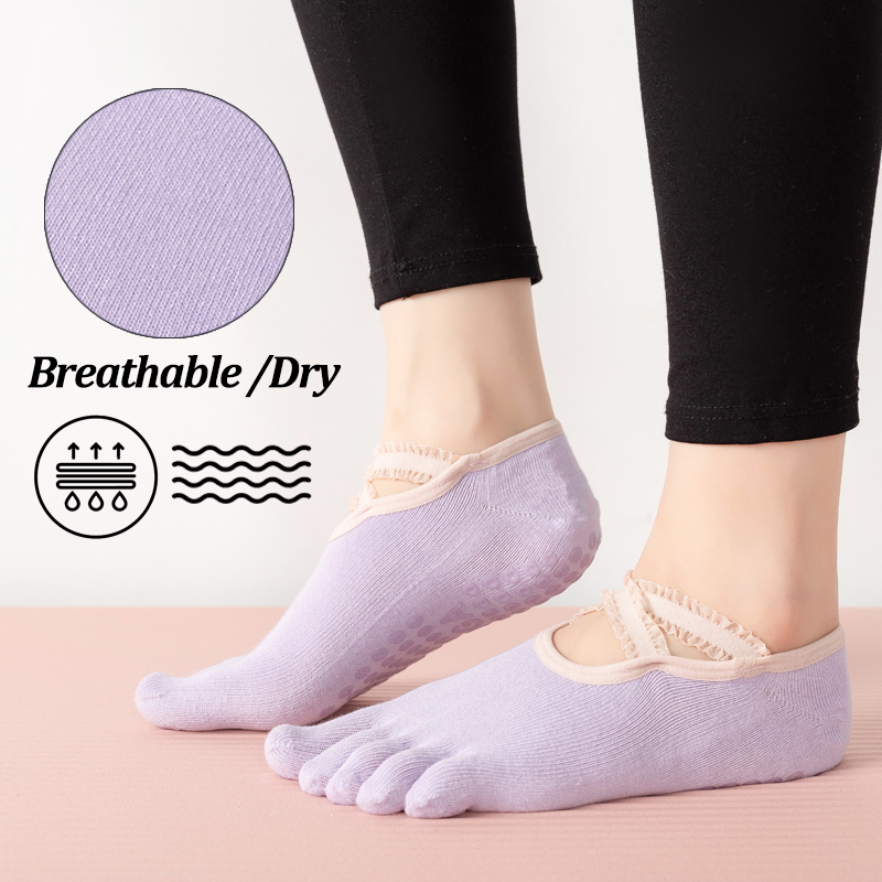Ladies Non-Slip Pilates Socks  - огляд і ціна Pilates Yoga Fitness