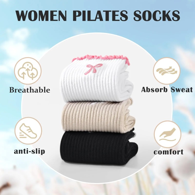 Professional Yoga Socks, Cotto - огляд і ціна Pilates Yoga Fitness