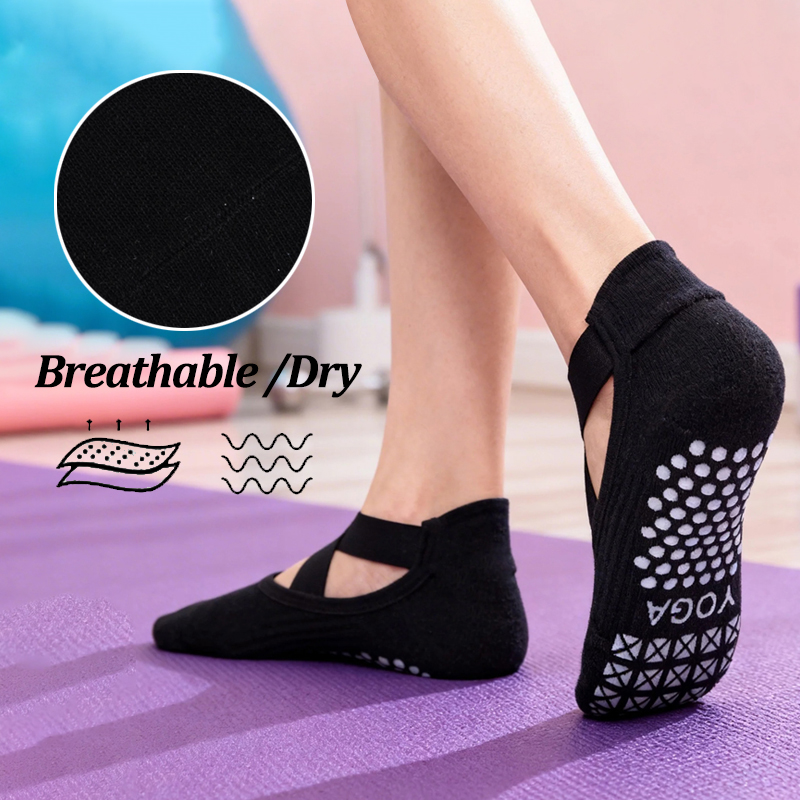 Women Non-Slip Yoga Socks Sili - огляд і ціна Pilates Yoga Fitness