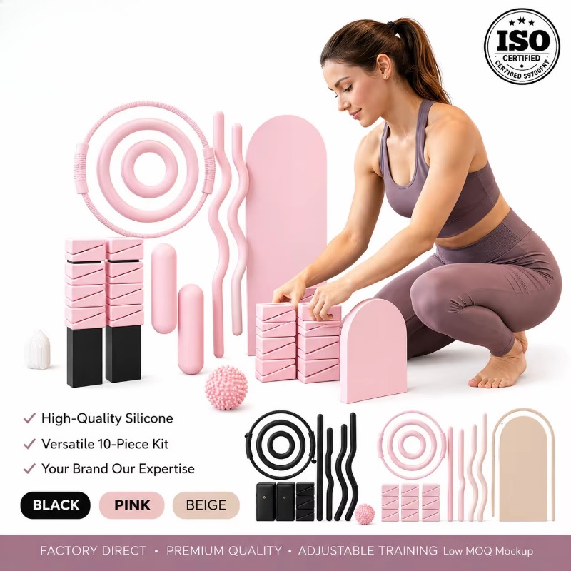 weighting bar, silicone dumbbe - огляд і ціна Pilates Yoga Combined