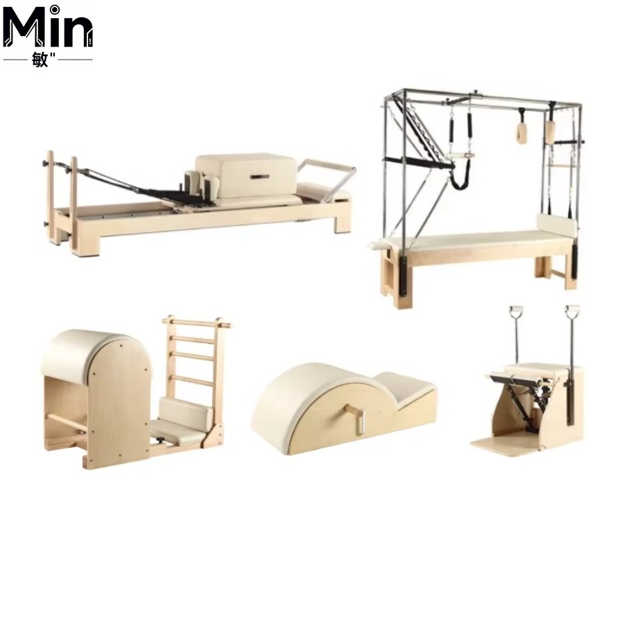 5 Pcs Set Wood Pilates Reforme - огляд і ціна Pilates Yoga Machine