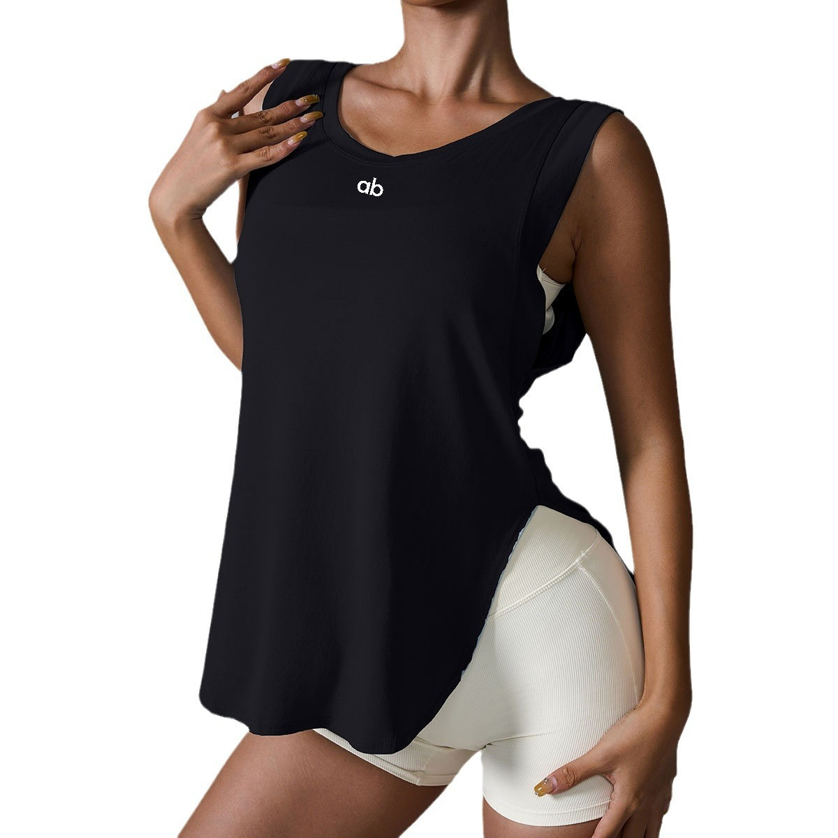 Women's Quick Dry Sleeveless Y - огляд і ціна Pilates Yoga Jacket